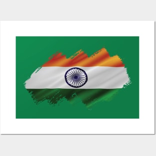 Indian Flag Posters and Art